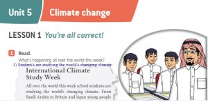الوحده 5 و6 و7 Unit 5 – 7 Climate change حلول وتمارين